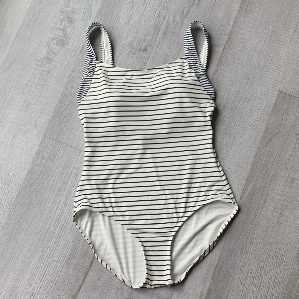 Talbots Elegant Cream and White Swimwear